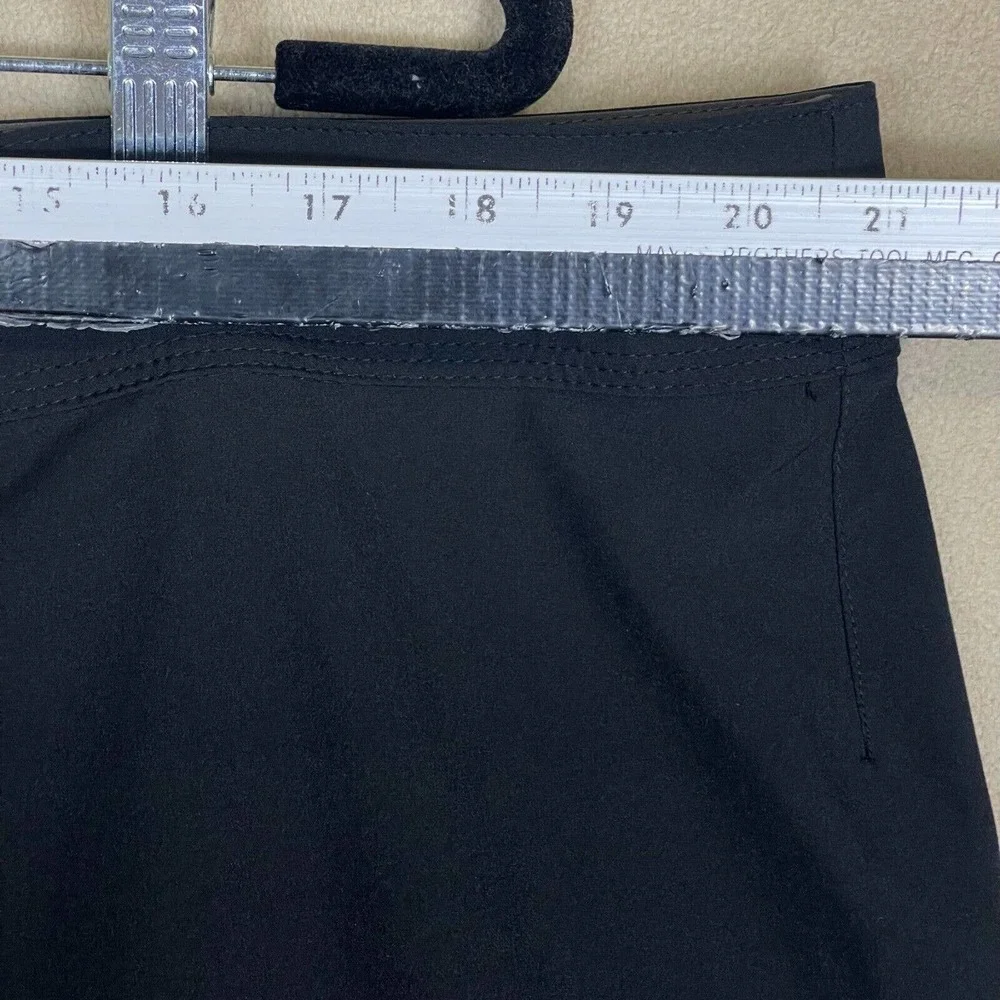 Prana Swim Trunk Mens 40 Black Drawstring Waist Zip Pocket‎ High Rise UPF50+